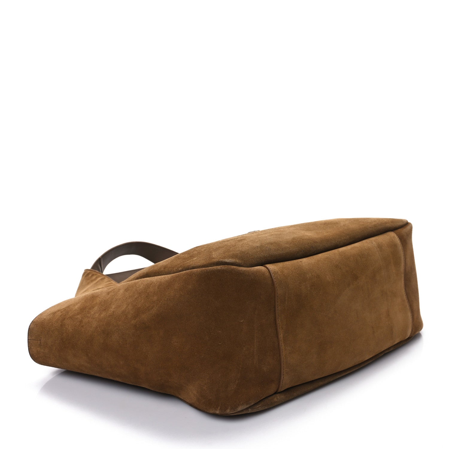 Saint Laurent Suede Bea Tote Golden Leaf 4 of 10