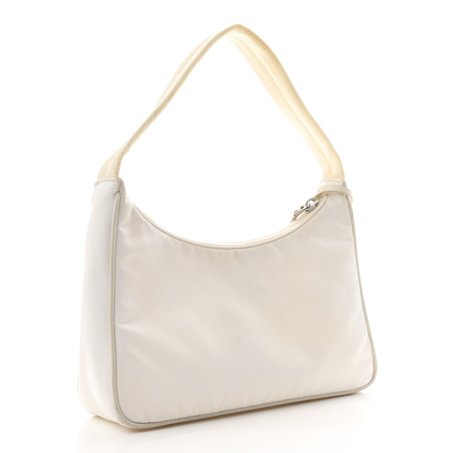 Prada Tessuto Nylon Mini Re-Edition 2000 Bag White 3 of 13