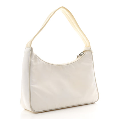 Prada Tessuto Nylon Mini Re-Edition 2000 Bag White 3 of 13