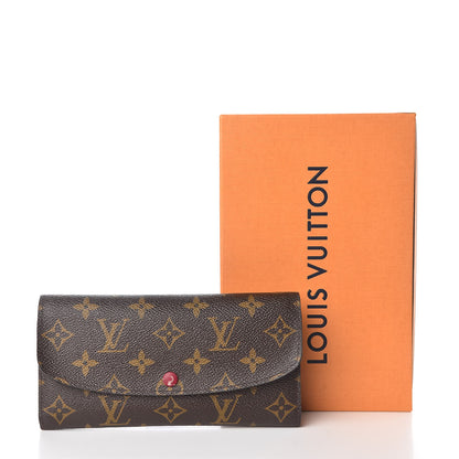 Louis Vuitton Monogram Emilie Wallet Fuchsia 9 of 9
