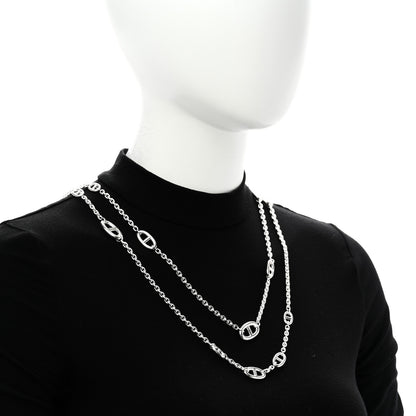 Hermes Sterling Silver Farandole Necklace 160 2 of 6