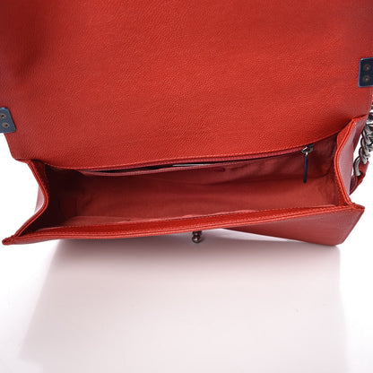 Chanel Caviar Quilted New Medium Boy Flap Red 5 of 8