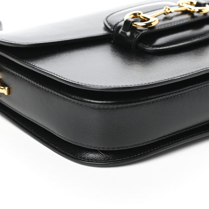 Gucci Azalea Calfskin Horsebit 1955 Shoulder Bag Black 8 of 9