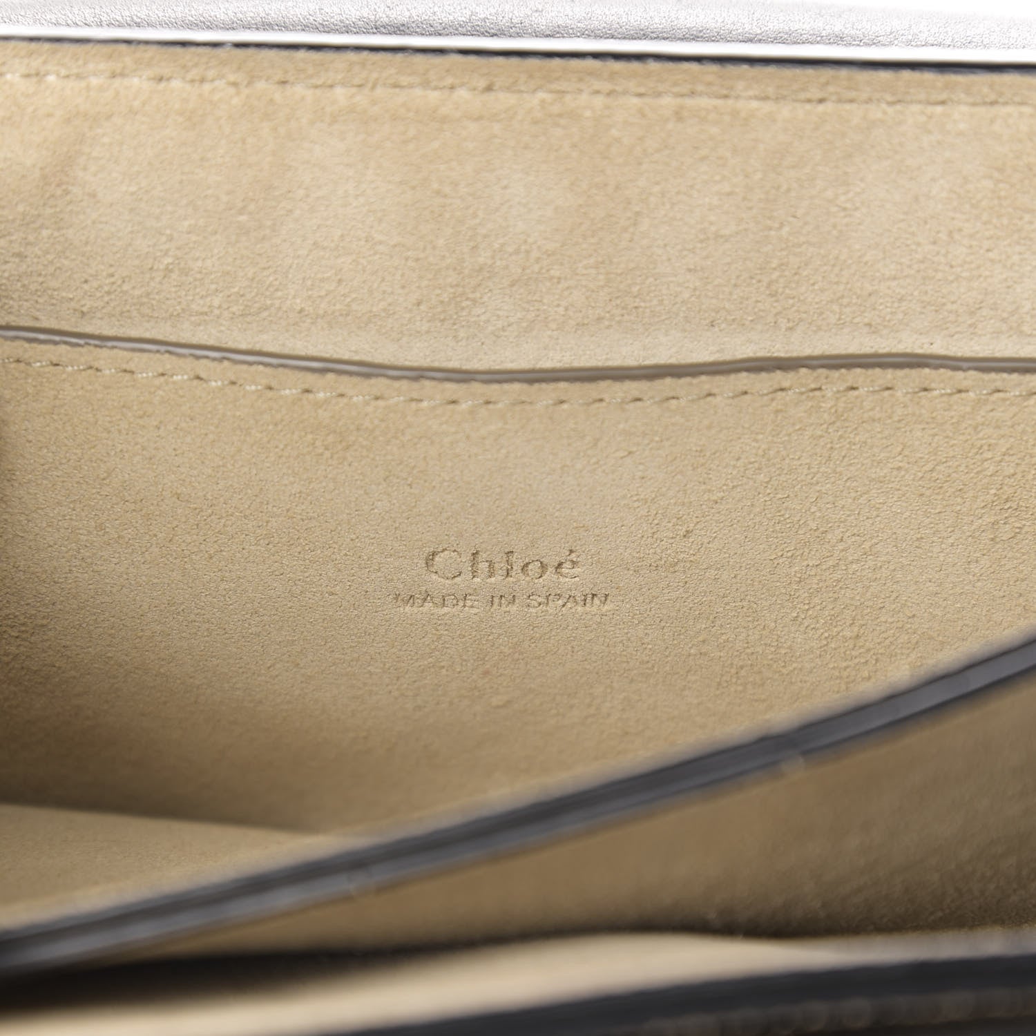 Chloe Suede Calfskin Small Faye Shoulder Bag Black 6 of 10