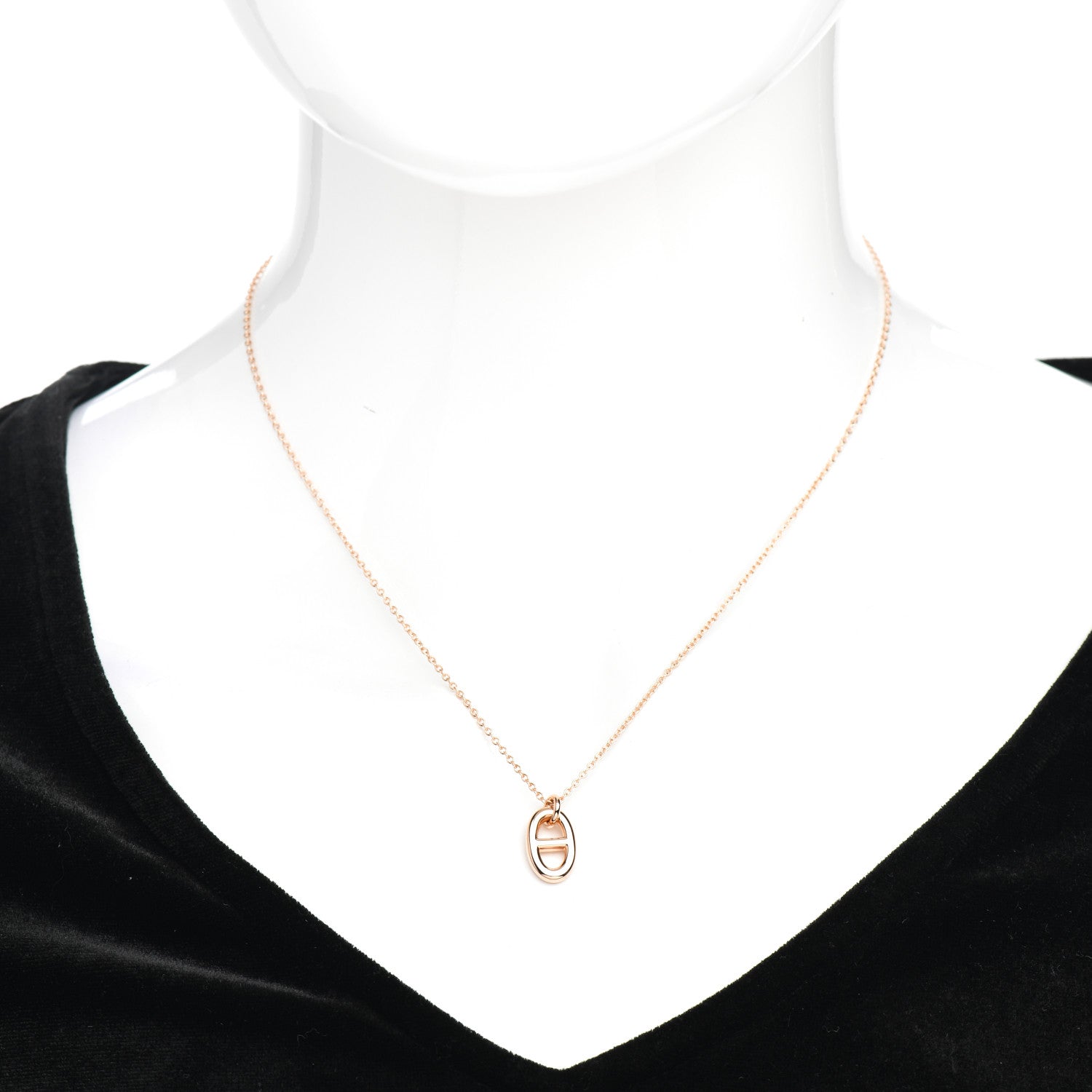 Hermes 18K Rose Gold PM Farandole Pendant Necklace 2 of 5