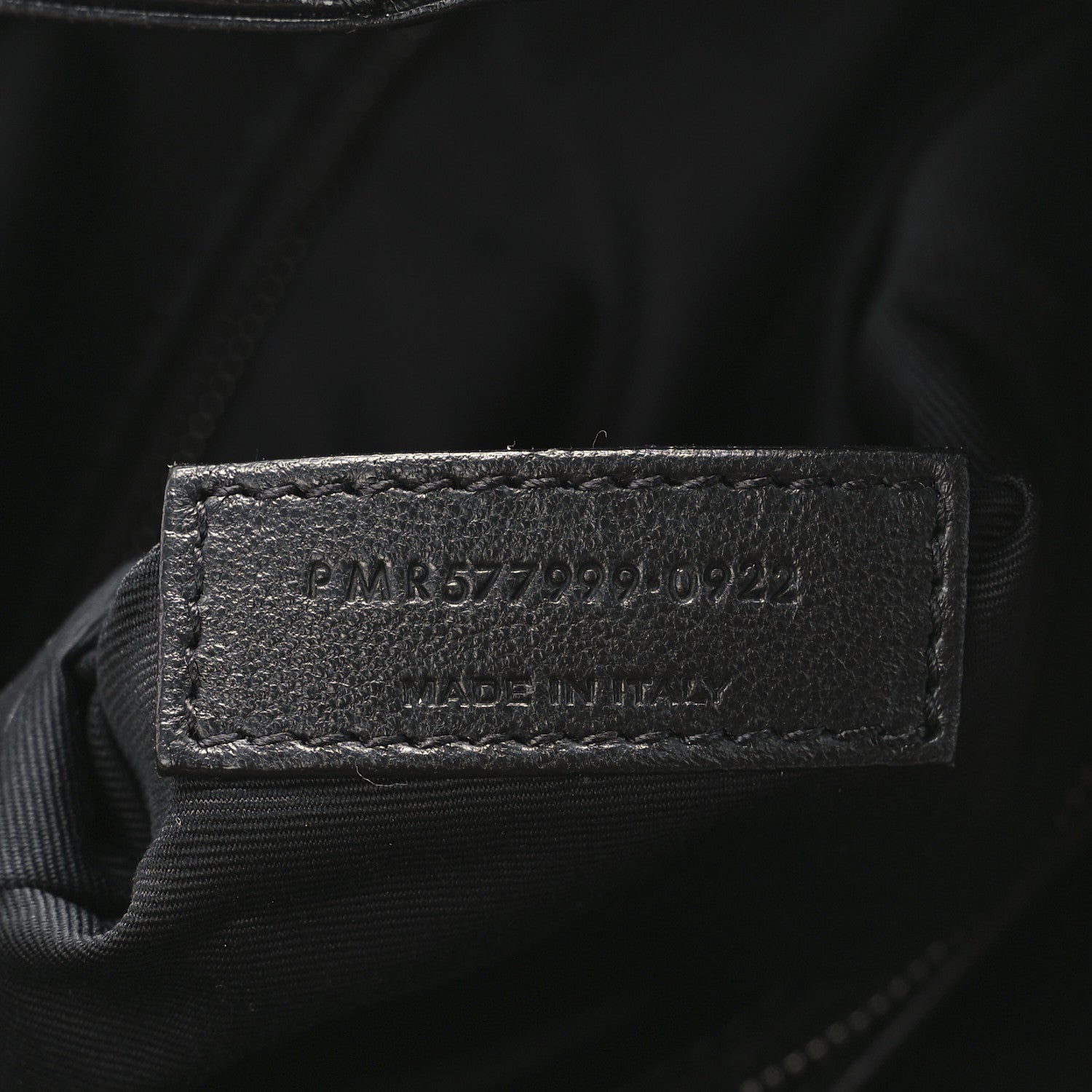 Saint Laurent Crinkled Calfskin Matelasse Monogram Medium Niki Shopper Tote Black 7 of 11