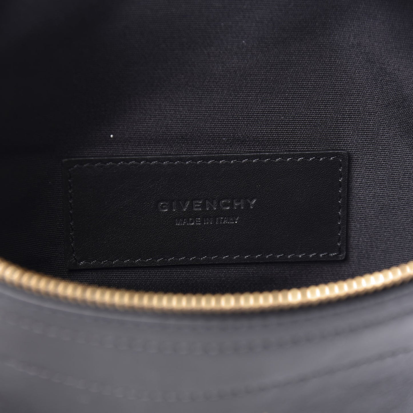 Calfskin Whip Belt Bag Black