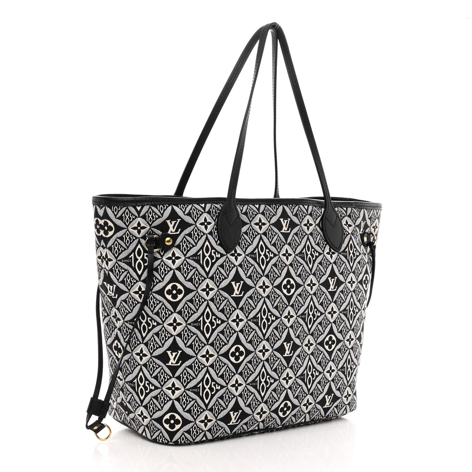 Louis Vuitton Jacquard Since 1854 Neverfull MM Grey 3 of 9