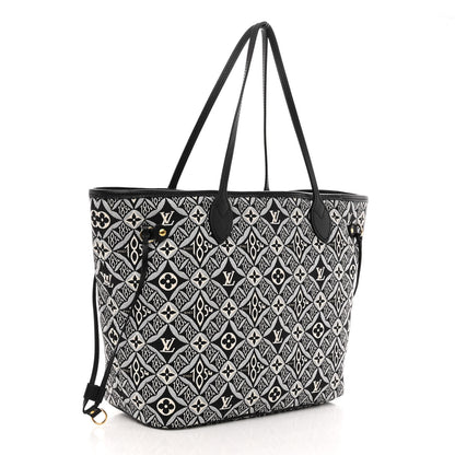 Louis Vuitton Jacquard Since 1854 Neverfull MM Grey 3 of 9