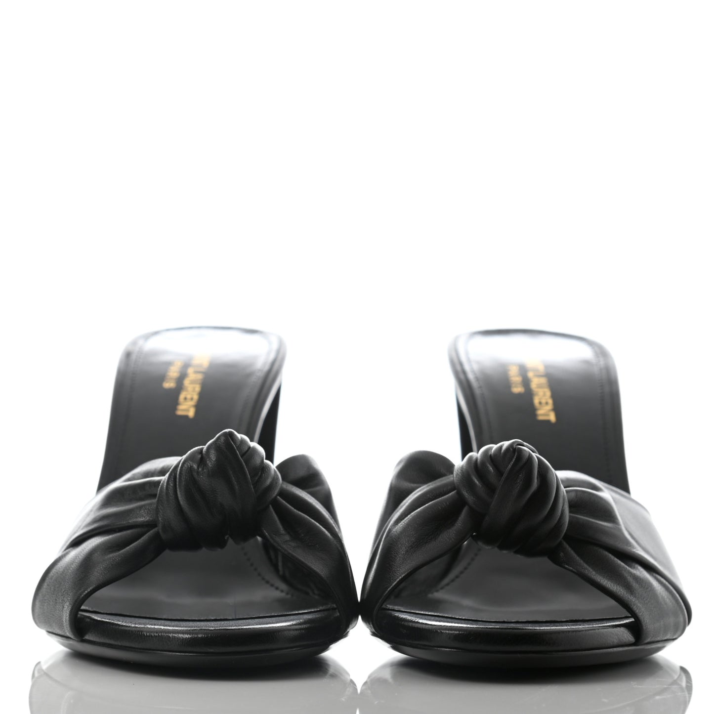 Lambskin Bianca Mules 40 Black