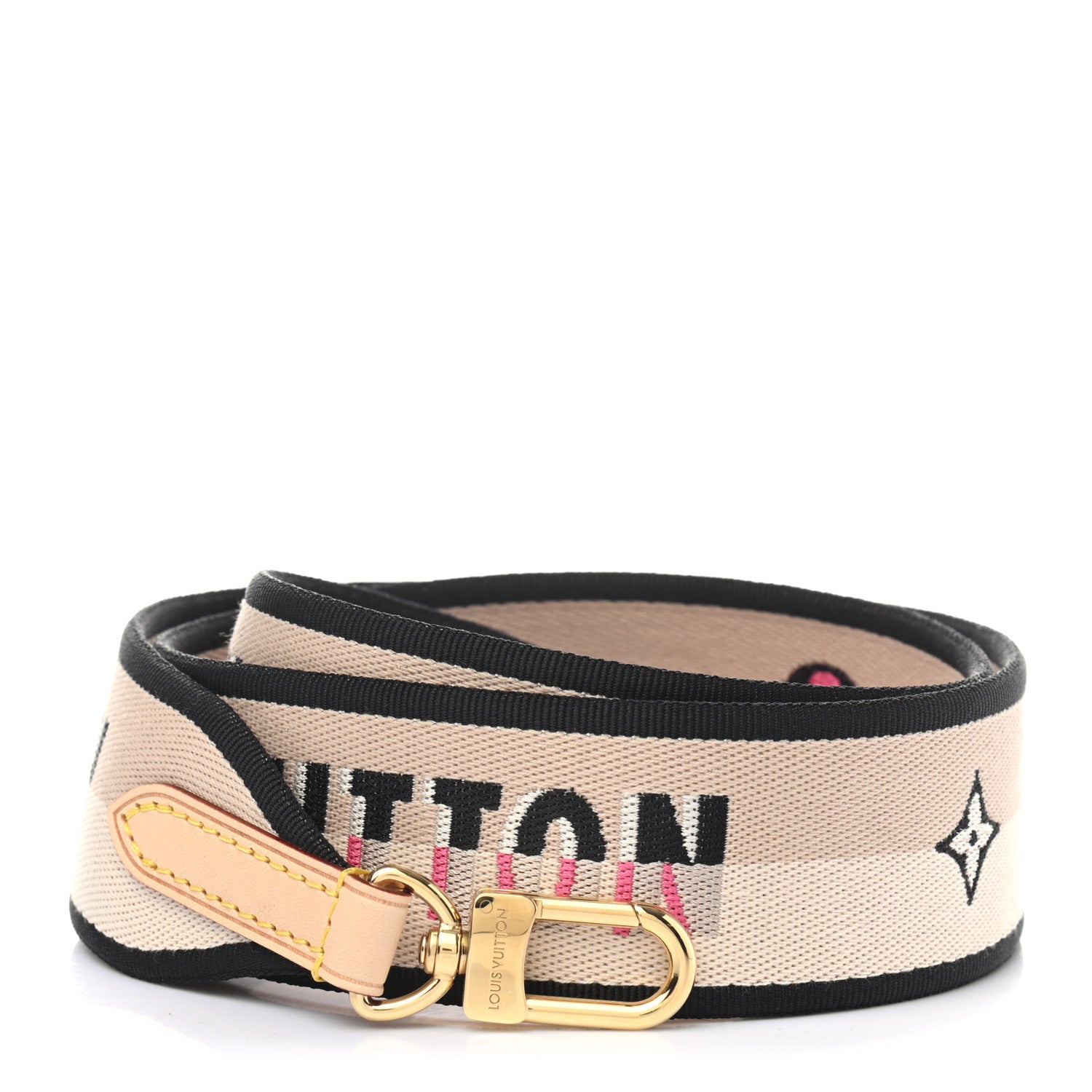 Louis Vuitton Jacquard Speedy Bandouliere 20 Shoulder Strap Black 1 of 4