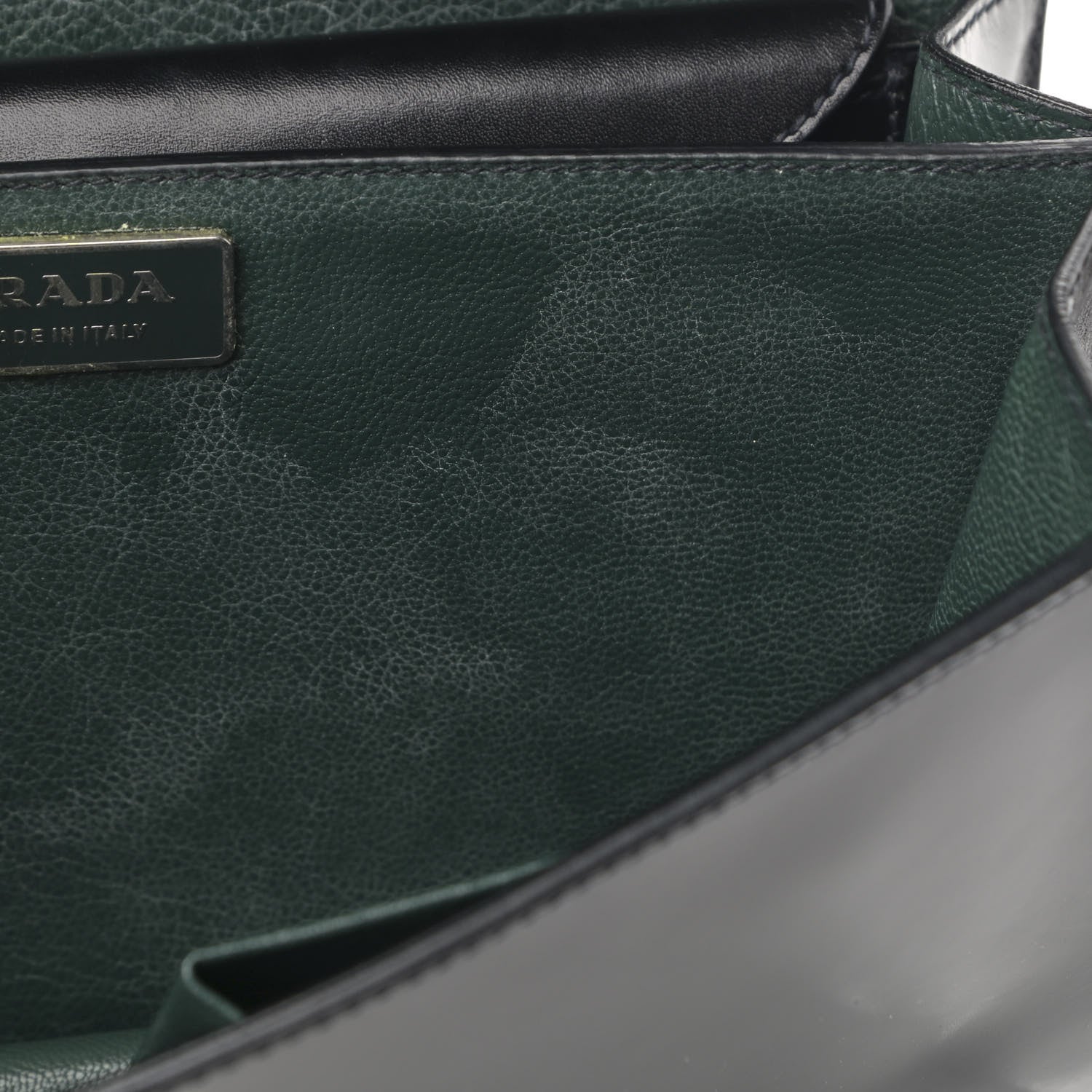 Prada Vitello Sound Shoulder Bag Black 12 of 14