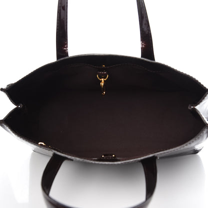 Louis Vuitton Vernis Wilshire PM Amarante 5 of 6