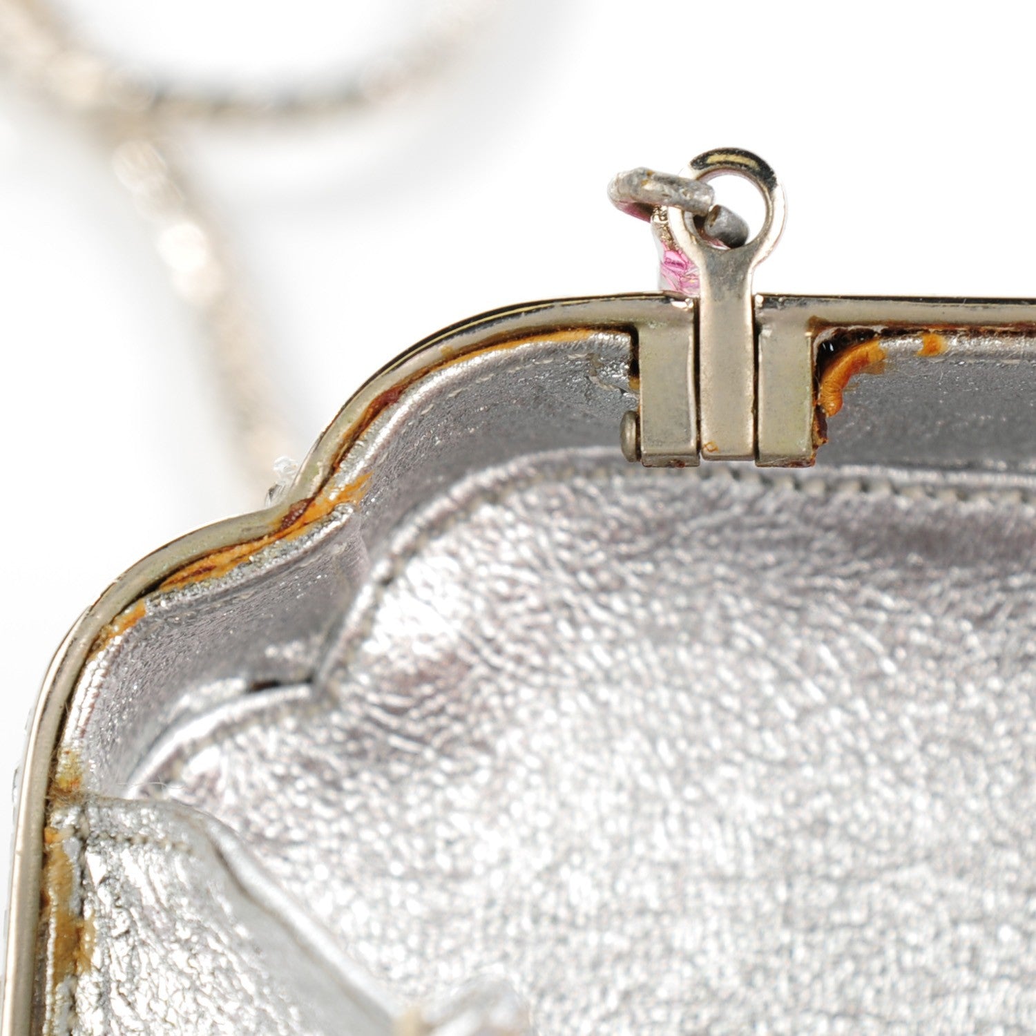 Judith Leiber Swarovski Crystal Floral Miniaudiere Clutch 14 of 15