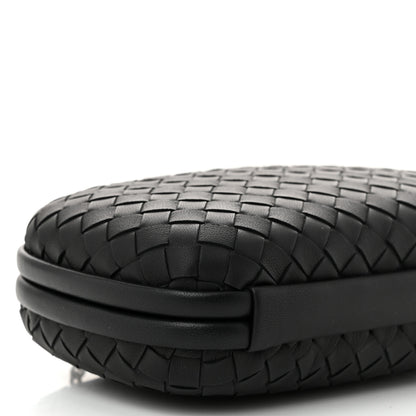 Bottega Veneta Nappa Intrecciato Chain Knot Clutch Black 8 of 9
