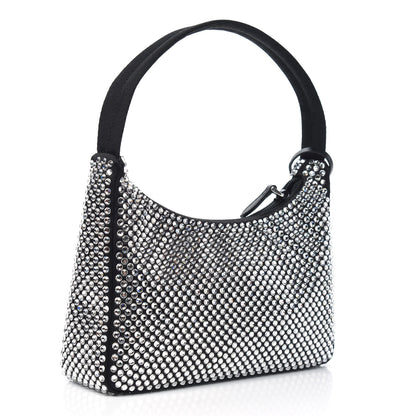 Prada Satin Crystal Mini Re-Edition 2000 Bag Cristal 3 of 10