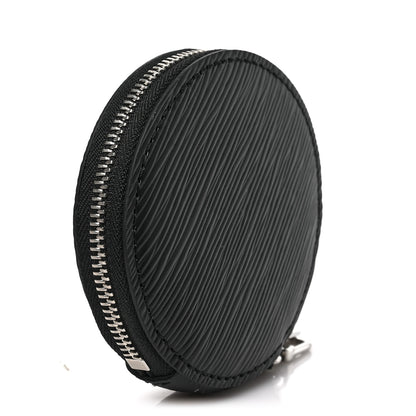 Louis Vuitton Epi Marellini Round Coin Purse Black 3 of 6