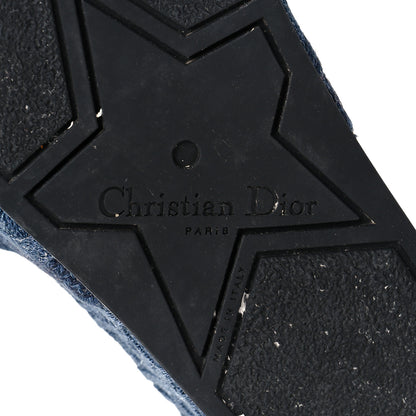 Christian Dior Oblique Denim D-Way Platform Sandal 36 Blue 6 of 9