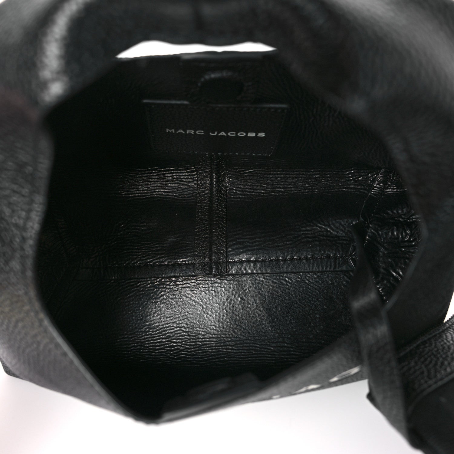 Marc Jacobs Grained Calfskin Mini The Sack Bag Black 6 of 9