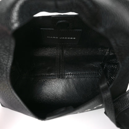 Marc Jacobs Grained Calfskin Mini The Sack Bag Black 6 of 9