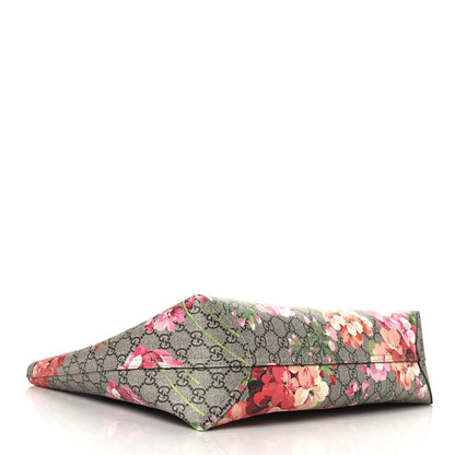 Gucci GG Supreme Monogram Blooms Medium Reversible Tote Beige Multicolor Dry Rose 4 of 13