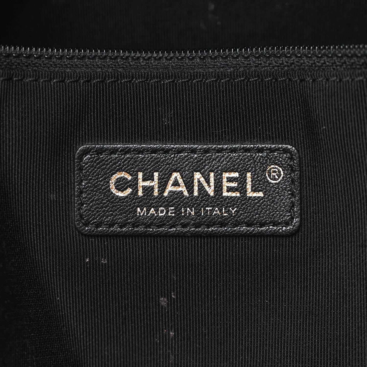 Chanel Caviar Quilted Grommet Embellished Piercing Chic Tote Bag Black 6 of 11