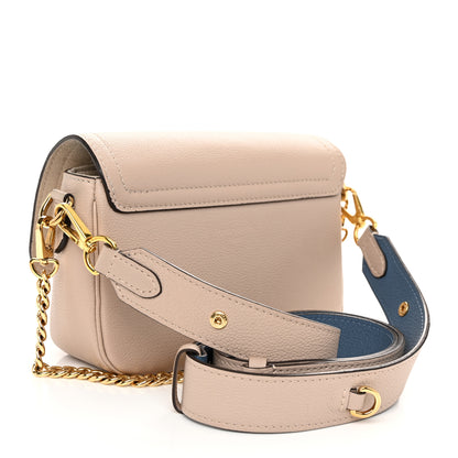 Louis Vuitton Grained Calfskin Lockme Tender Greige 3 of 9