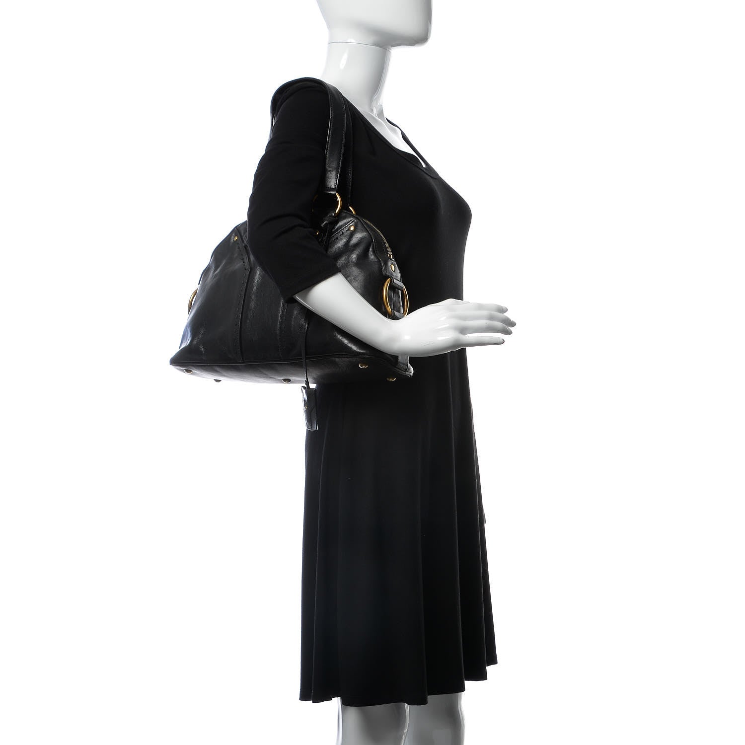 Saint Laurent Calfskin Medium Muse Black 2 of 13