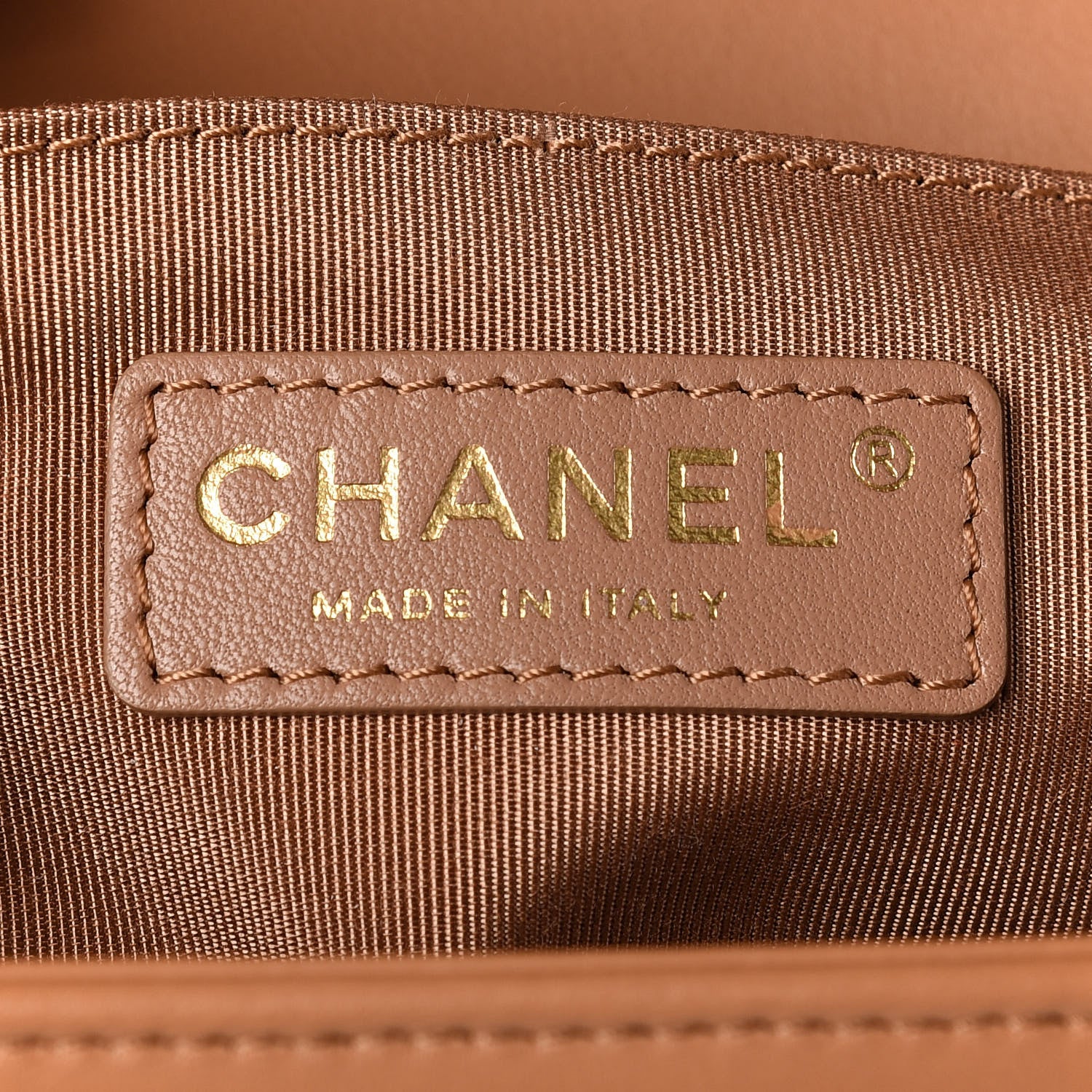 Chanel Lambskin Quilted Medium Boy Flap Beige 7 of 10