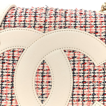 Chanel Tweed CC Mania Flap Bag Black Red White 8 of 18