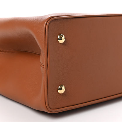 Louis Vuitton Smooth Grained Calfskin Capucines GM Souple Cognac 9 of 10