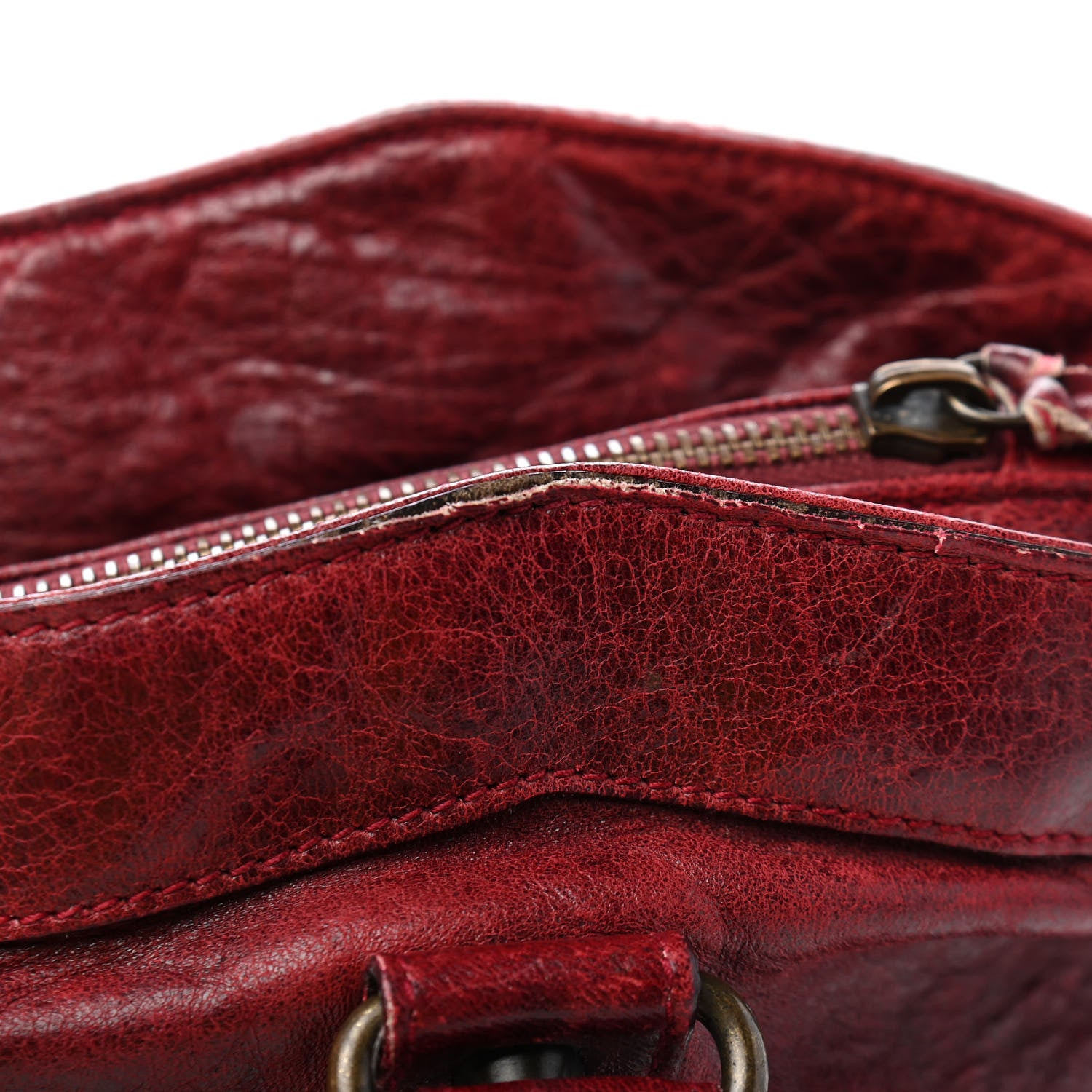 Balenciaga Chevre Classic Hardware Purse Rouge Vif 11 of 19