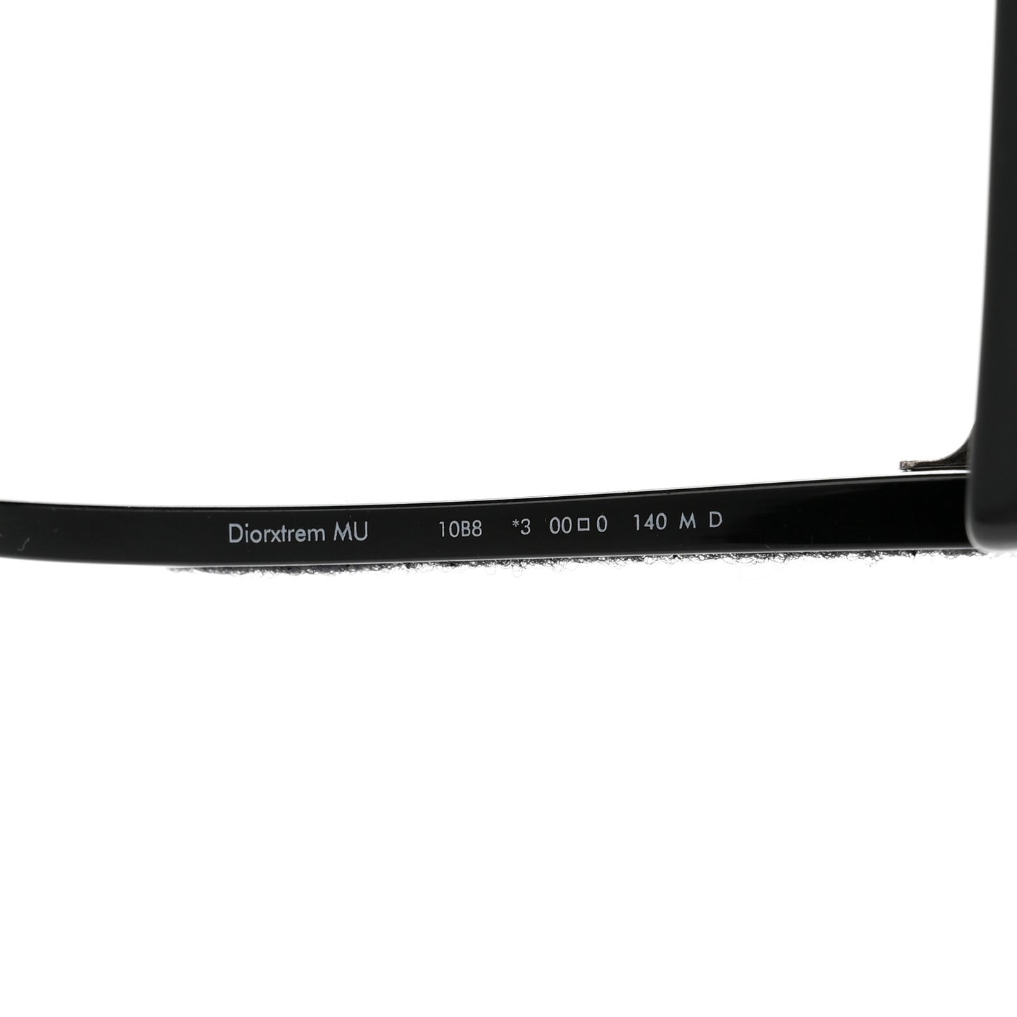 Acetate Diorxtrem MU Oblique Mask Sunglasses Black