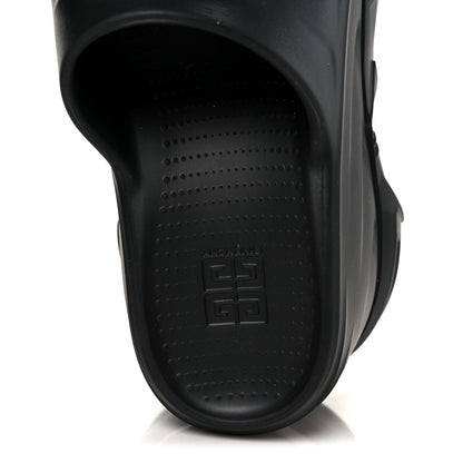 Givenchy Rubber Marshmallow Wedge Sandals 37 Black 7 of 10