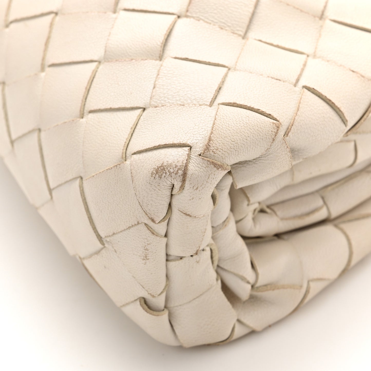 Nappa Intrecciato The Mini Pouch Chalk