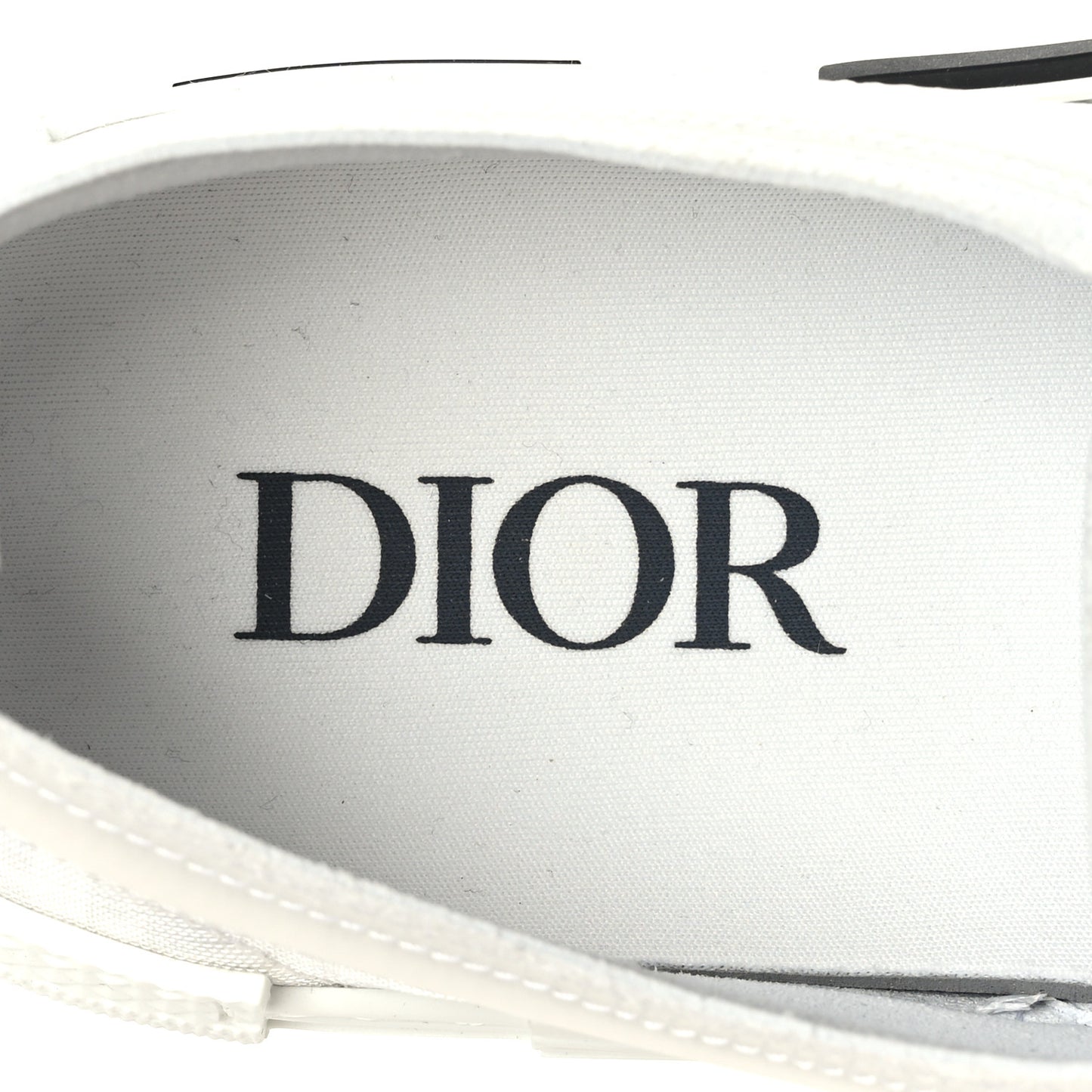 Canvas Oblique Walk'N'Dior Low Top Sneakers 40 White