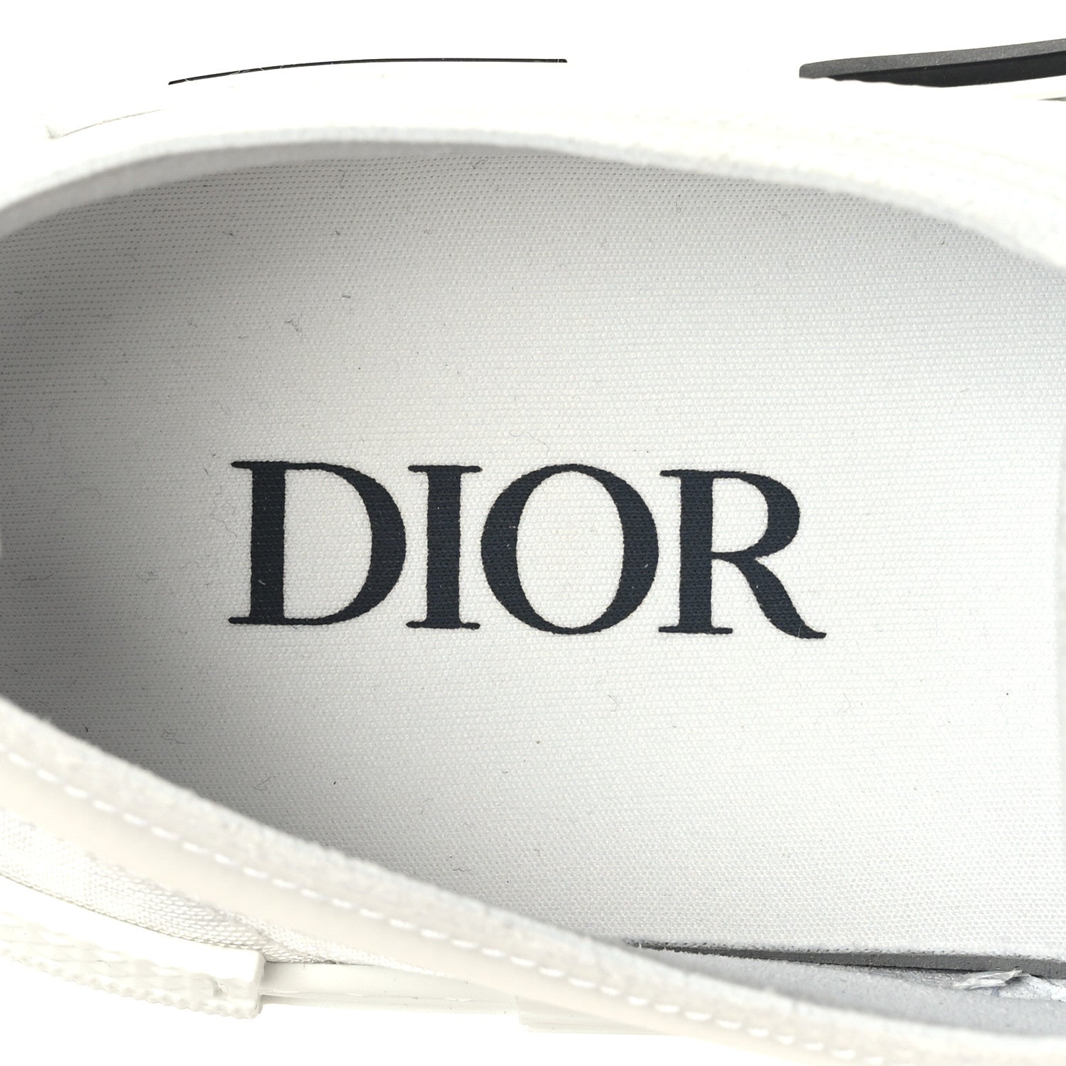 Christian Dior Canvas Oblique Walk'N'Dior Low Top Sneakers 40 White 7 of 7