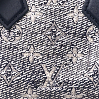 Louis Vuitton Monoglam Speedy Bandouliere 20 Blue 7 of 9