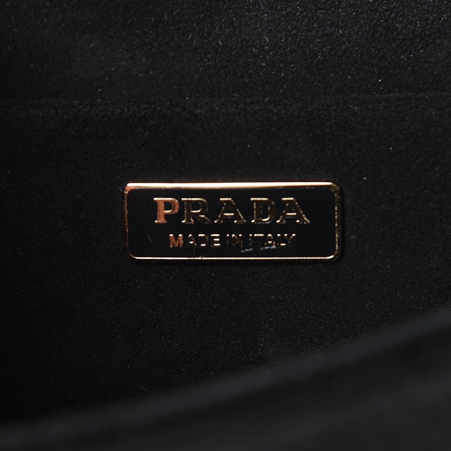 Prada Velluto Ricamo Cahier Shoulder Bag Black 6 of 7