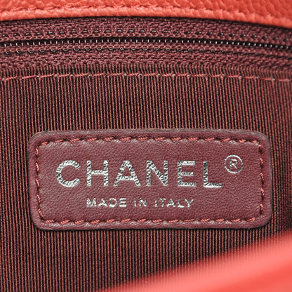 Chanel Caviar Quilted Medium French Riviera Flap Red 6 of 10