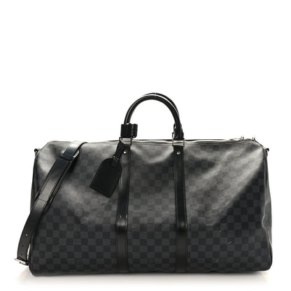 Louis Vuitton Damier Graphite Keepall Bandouliere 55 1 of 13