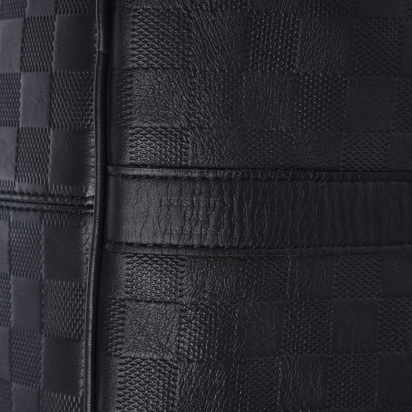 Damier Infini Keepall Bandouliere 55 Onyx