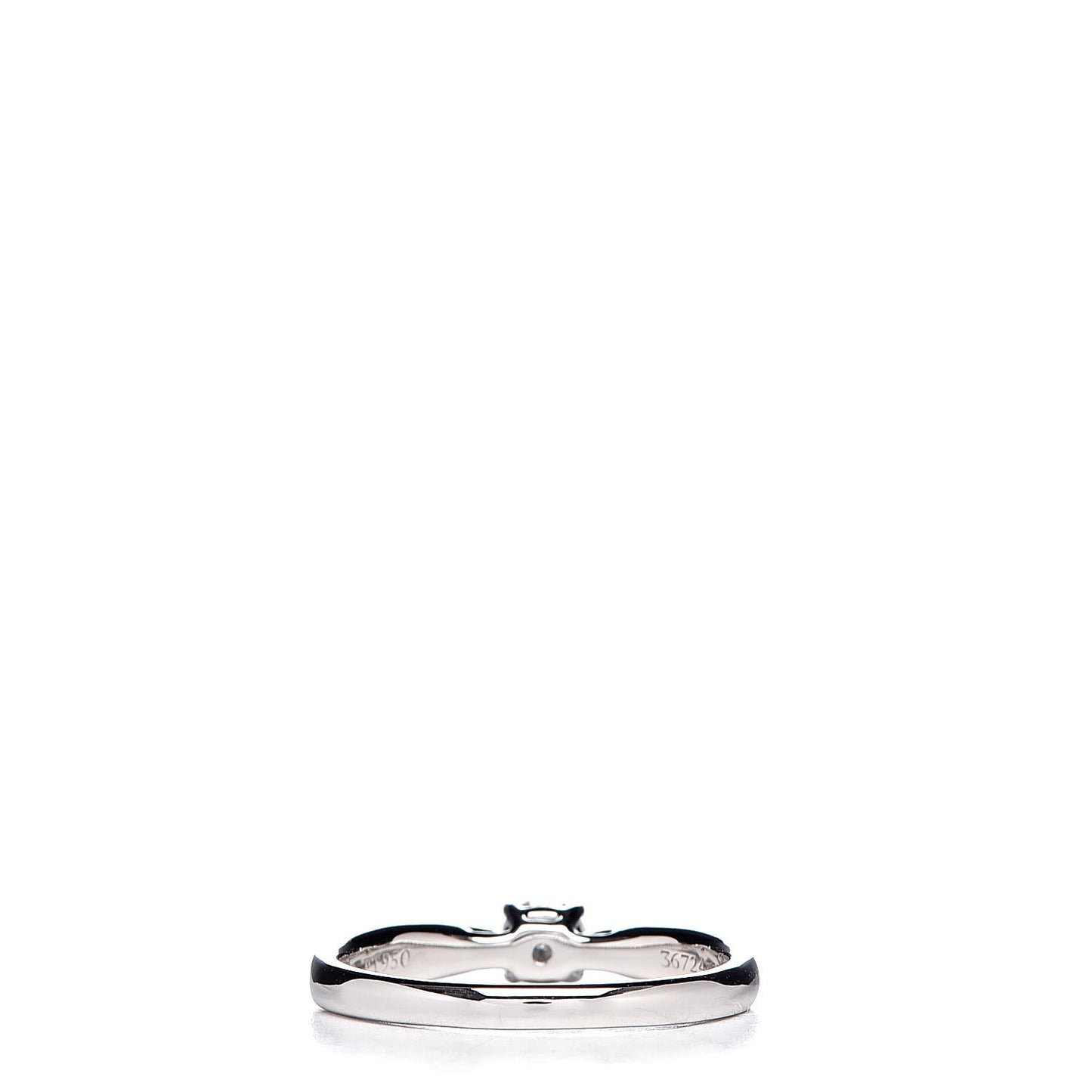 Platinum Diamond .19ct Harmony Solitaire Engagement Ring 49 4.75