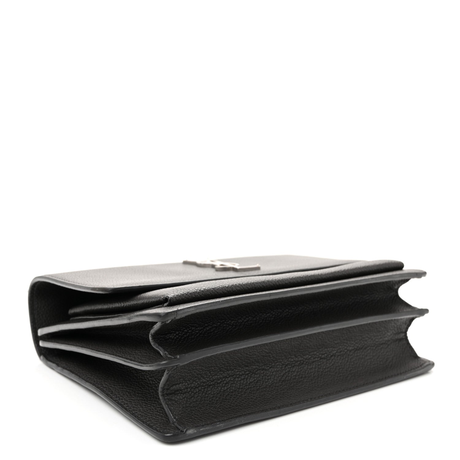 Saint Laurent Grained Calfskin Medium Monogram Sunset Fog 4 of 9