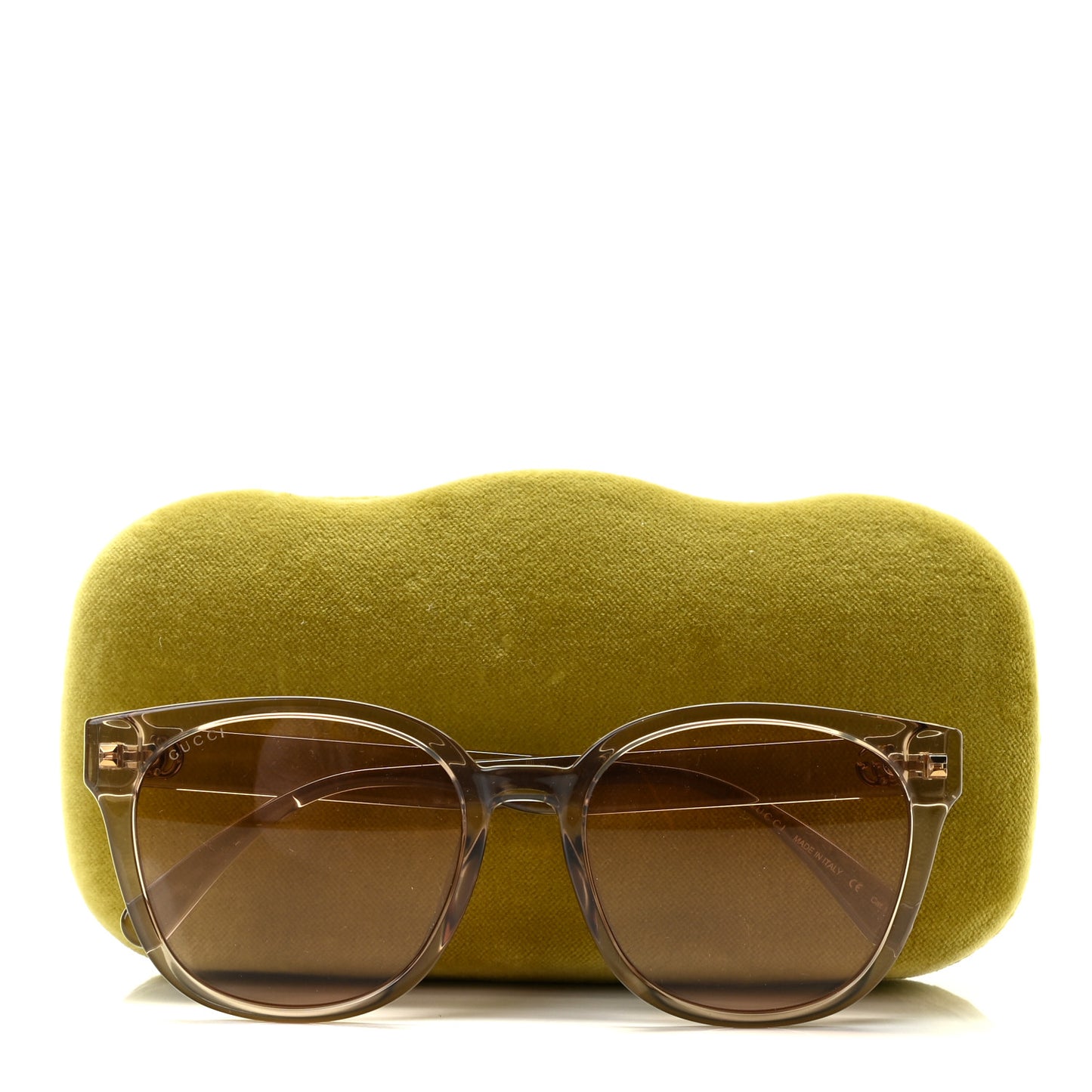 Acetate Round Sunglasses GG0855SK Green