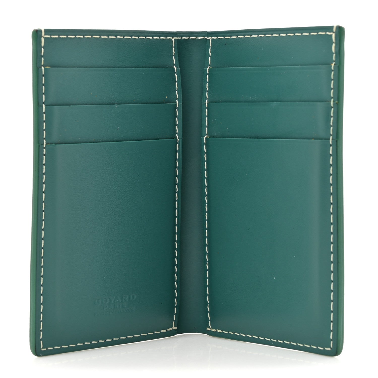 Goyard Goyardine Saint Pierre Card Holder Green 5 of 11