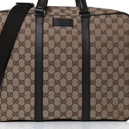 Gucci Monogram Briefcase Dark Brown 8 of 15