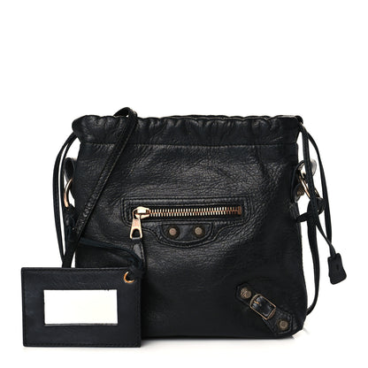 Balenciaga Agneau Giant 12 Rose Gold Hardware Mini Move On Black 1 of 13