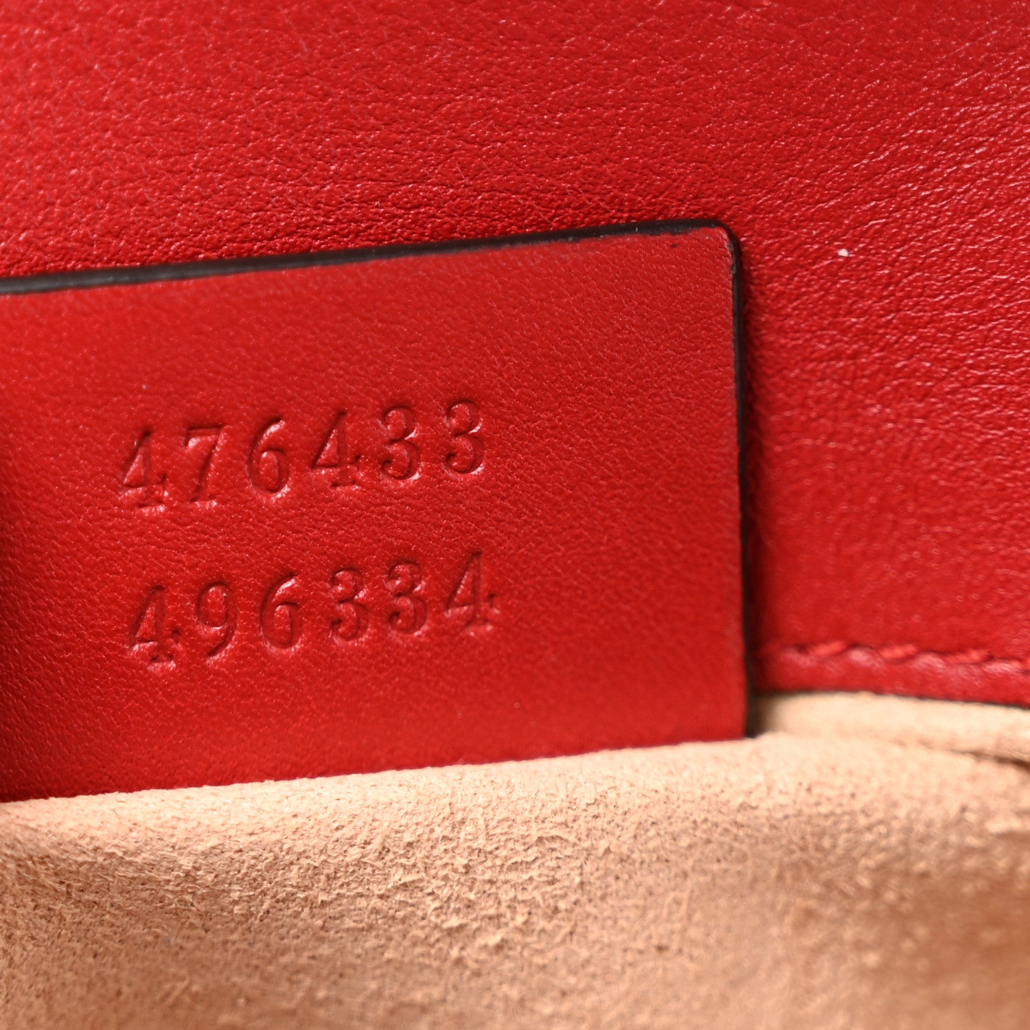 Gucci Calfskin Matelasse Super Mini GG Marmont Shoulder Bag Hibiscus Red 7 of 12