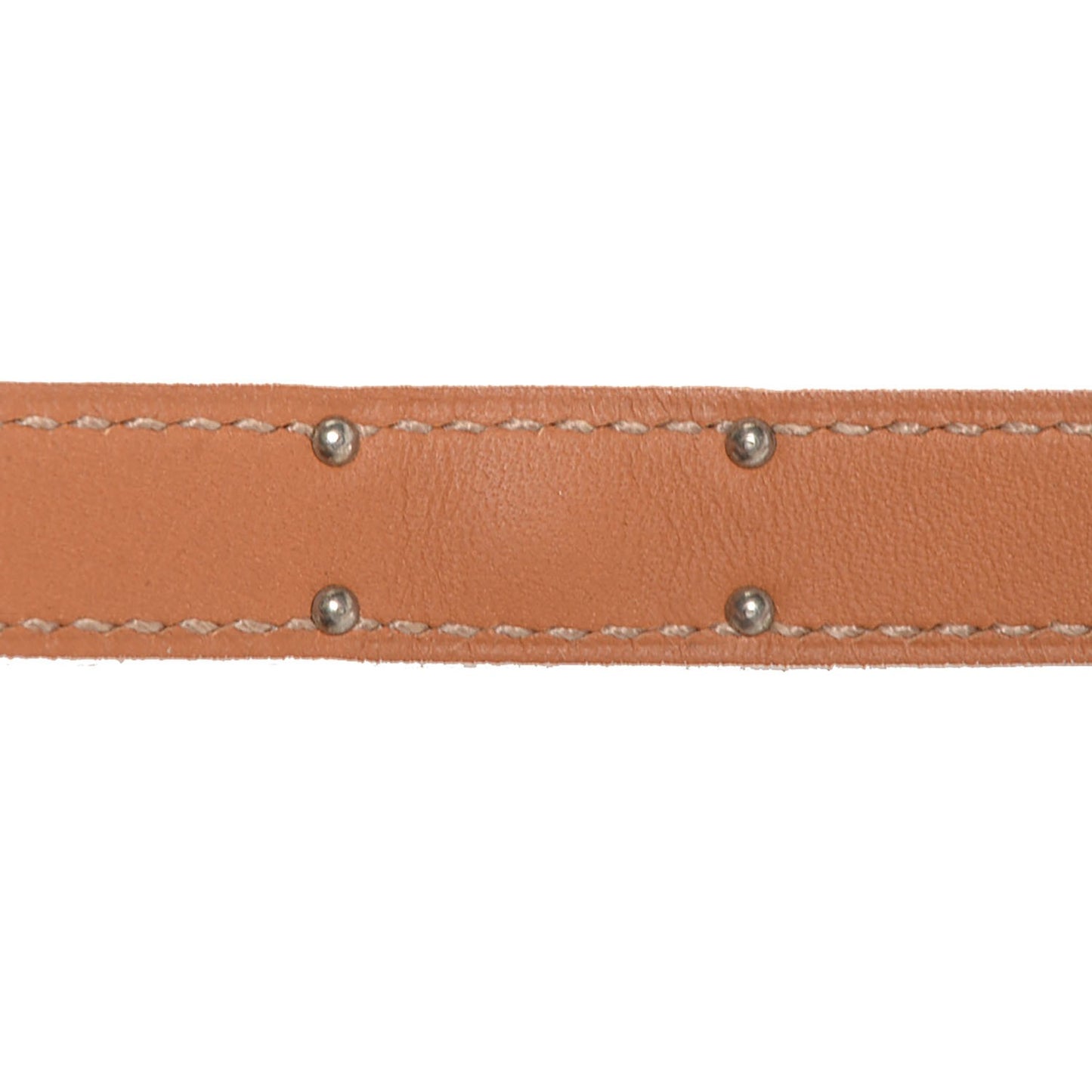 Epsom Kelly Double Tour Bracelet White XS